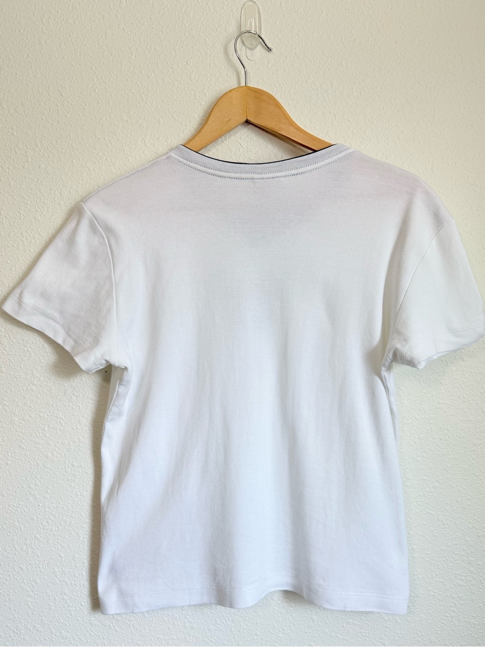 Vintage Spirit of America Embroidered Graphic V Neck Tee Shirt 90s Americana - Picture 6 of 10